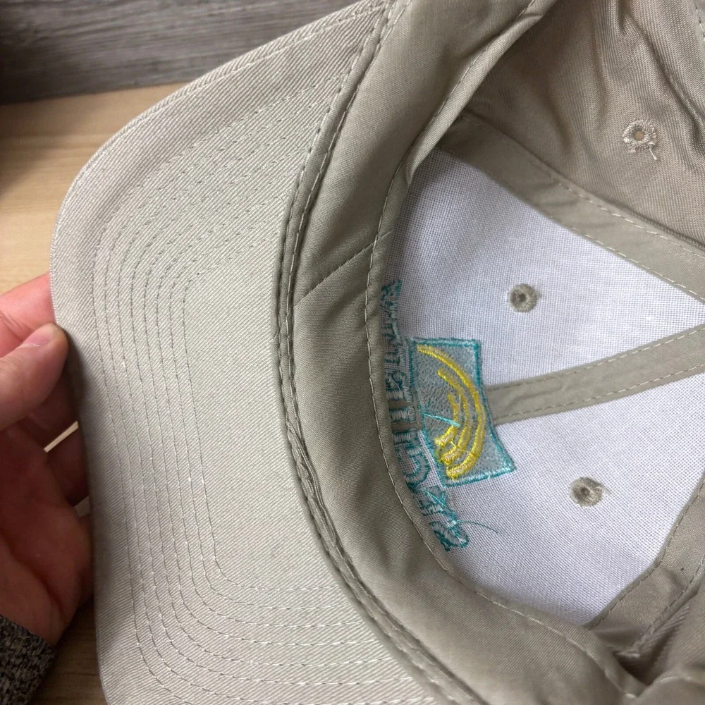 Security Finance Hat‎ Cap Strap Back Beige Brown Adjustable